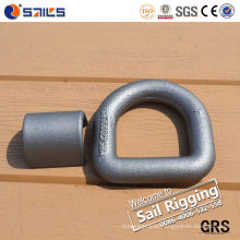 High Load Carbon Steel Forged D Ring with Wrap Clip